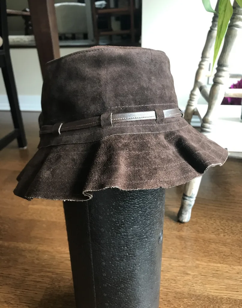 Brown Suede Hat photo 1
