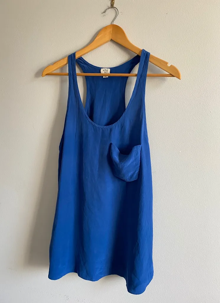 Wilfred silk racer back pocket tank photo 1