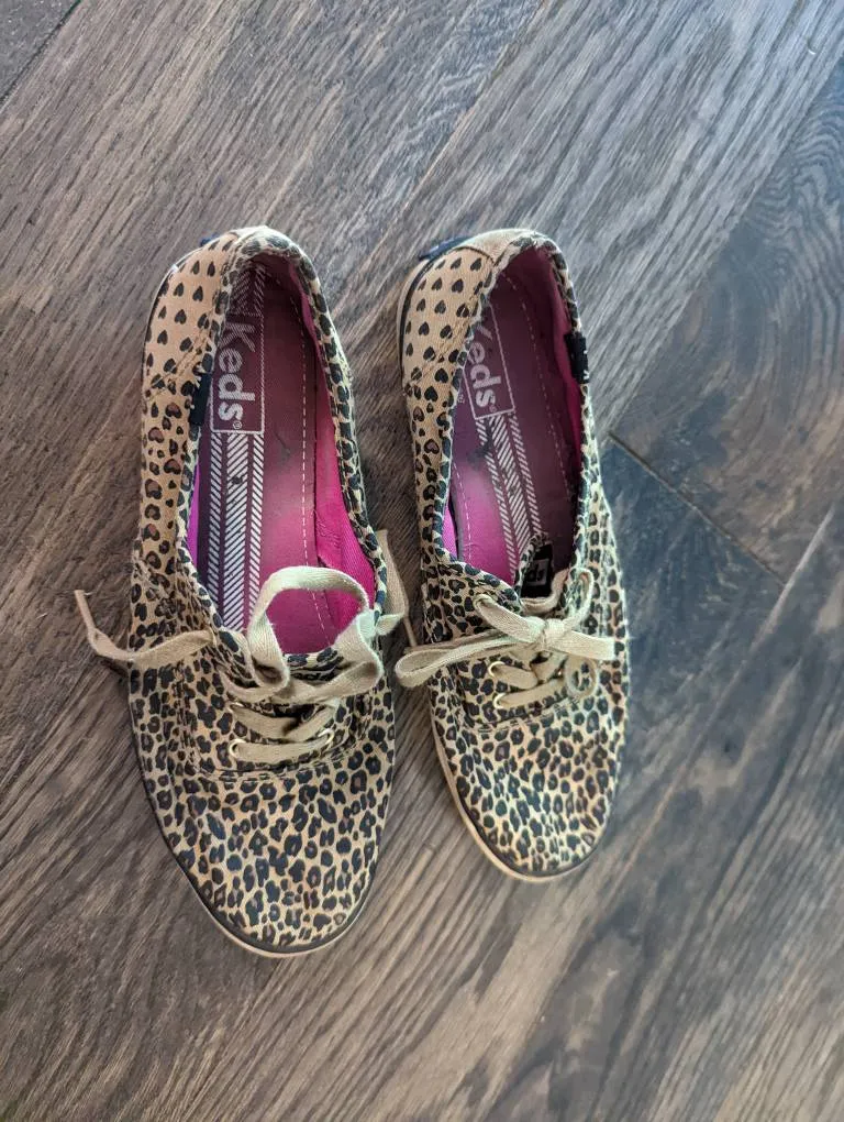 Keds Leopard Print Us Ladies 7 Eu 38.0 photo 1