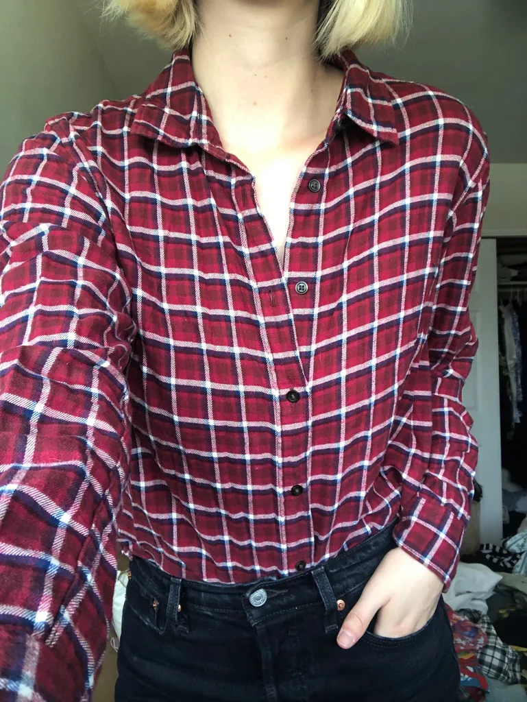 Uniqlo Plaid Flannel (M) photo 1