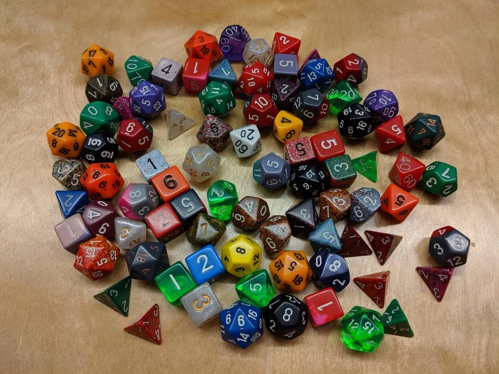 Assorted D&D Polyhedral Dice photo 1