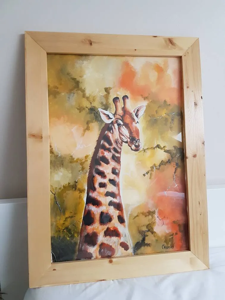 Giraffe Painting photo 1