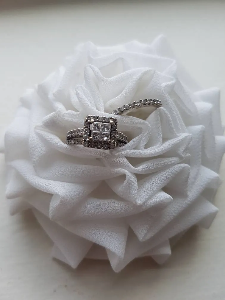 White Gold Wedding And Engagement Rings photo 1