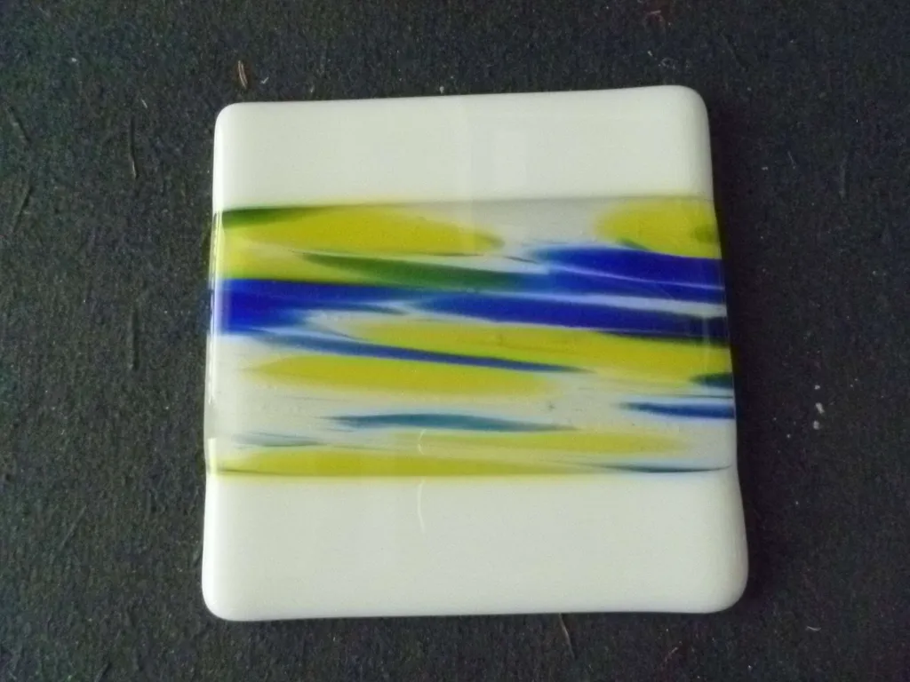 handmade glass coasters photo 1