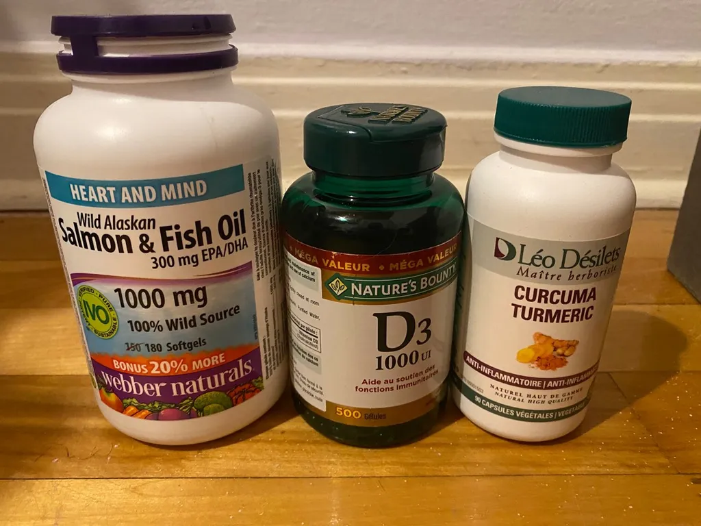 Supplements- Fish oil, Turmeric, & Vitamin D photo 1