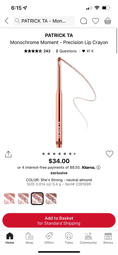 New Patrick Ta Lip Liner photo 1