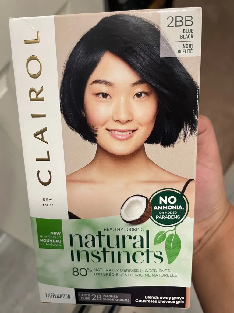 Blue Black Hair Dye photo 1