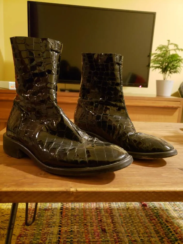 Size 7 Womens Snake Skin Boots - Open To Any Offers photo 1