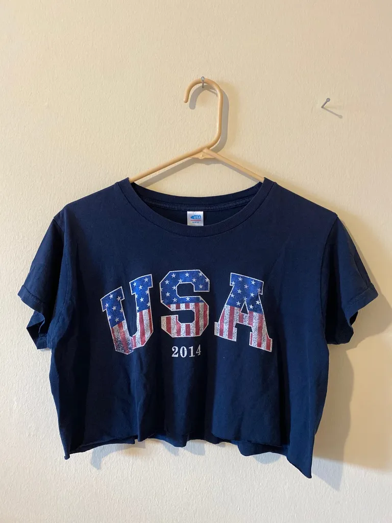 USA 2014 Cropped Shirt photo 1