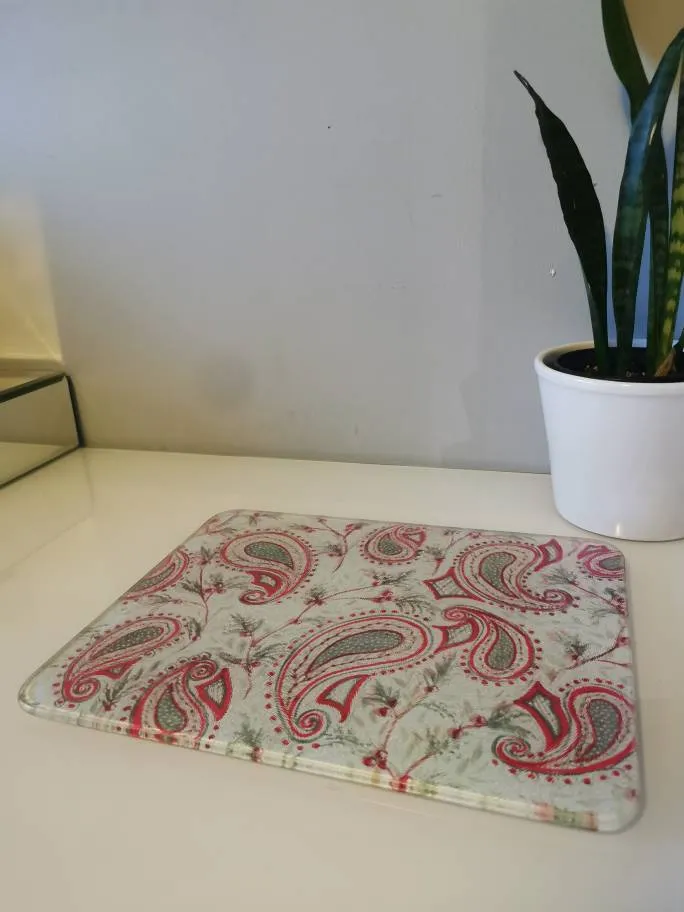 Small Glass Cheeseboard photo 1