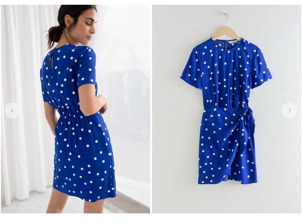 & Other Stories Polka Dot Dress - Size M photo 1