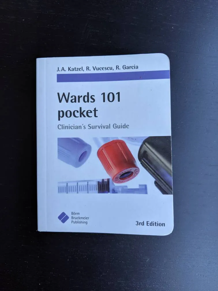 Wards 101 Medicine Pocket Book photo 1