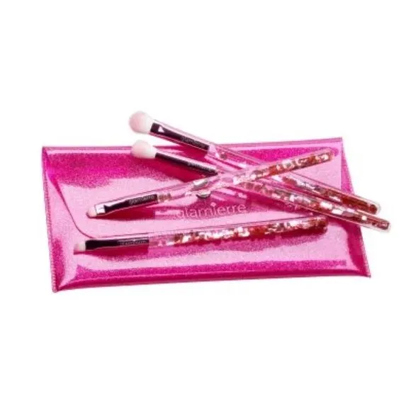NEW - Glamierre Pink Luxe Glitter Eye Brush Collection photo 1