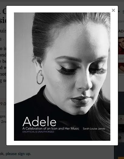 (Free with Trade) Adele Coffee Table Book photo 1