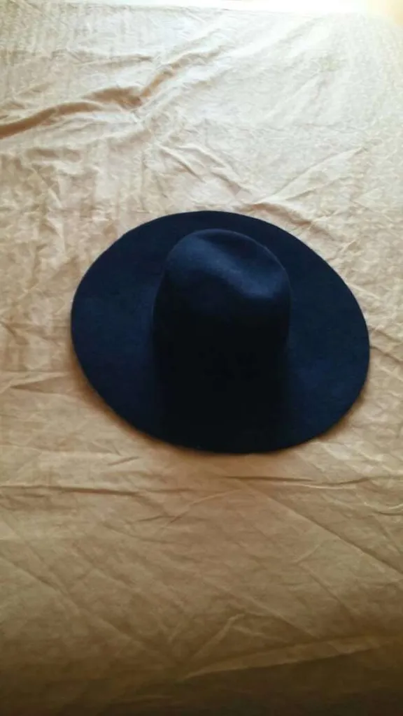 Black Wide Brim Hat photo 1