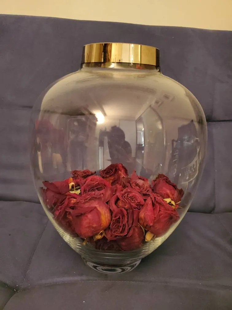 Dried Roses And/ Or Vase photo 1