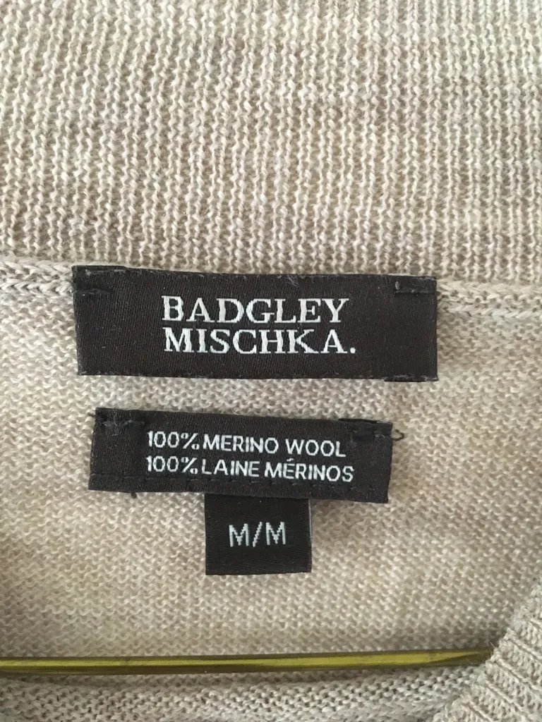 100% Merino Wool Hazelnut Colour Sweater photo 1