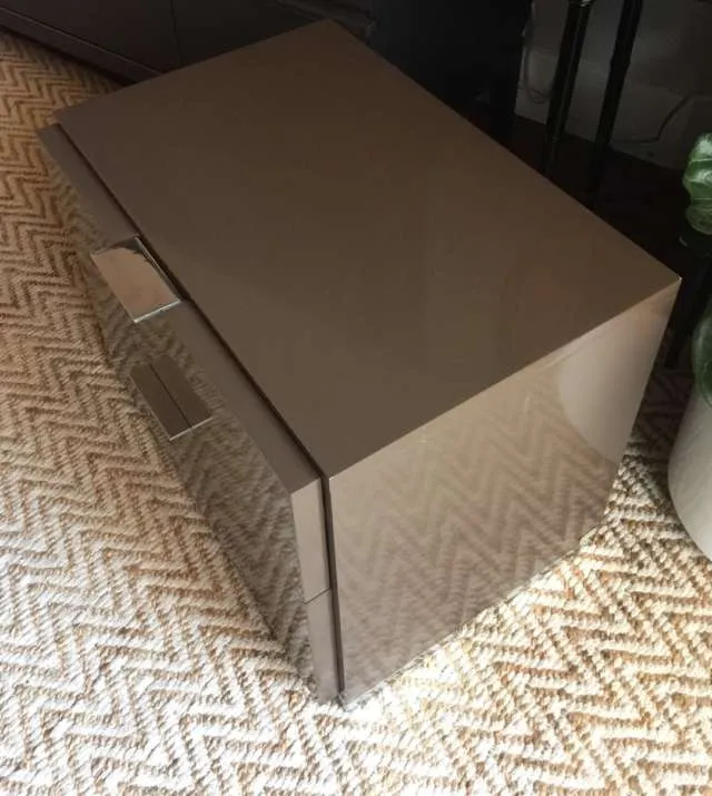 EQ3 High Gloss Two-drawer Nightstands photo 1