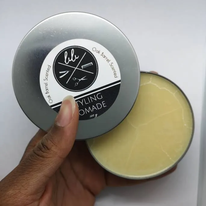 Handmade Vegan Hair Styling Pomade with Carnauba Wax - 100g photo 1