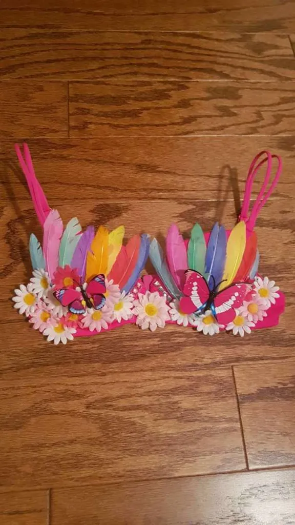 Rave / Festival Pink Bra photo 1