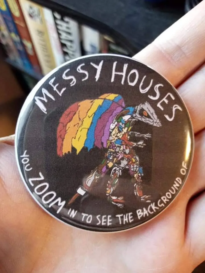 FREE Messy Houses Button photo 1