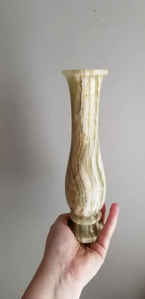 Boho/Vintage Onyx Vase photo 1
