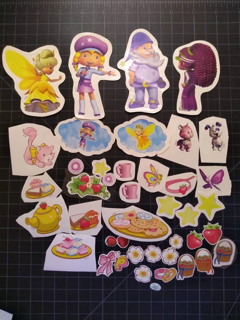 Strawberry Shortcake (Lightly) Scented Stickers! photo 1