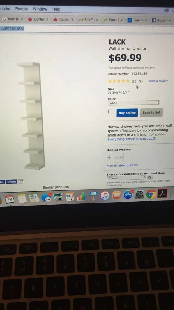 Lack Shelf Unit photo 1