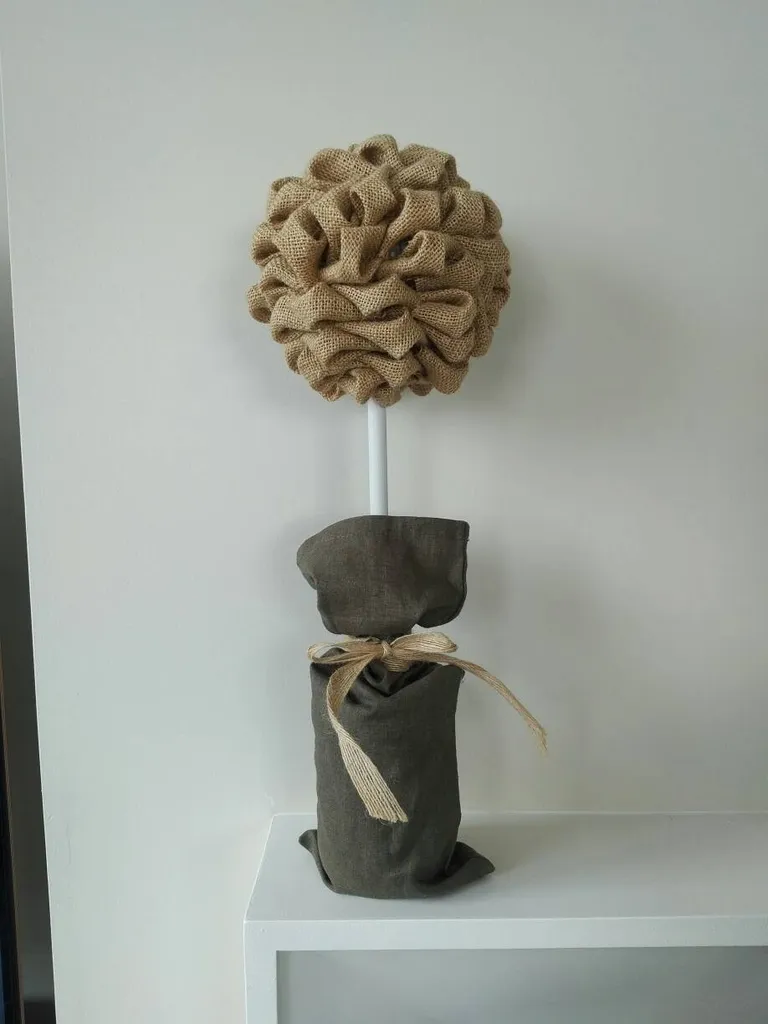 Burlap Topiary photo 1