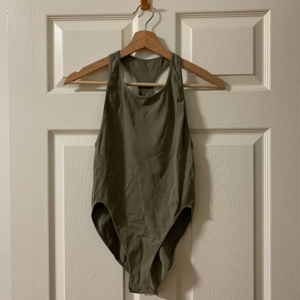 Nordstrom Ribbed Bodysuit, Small photo 1