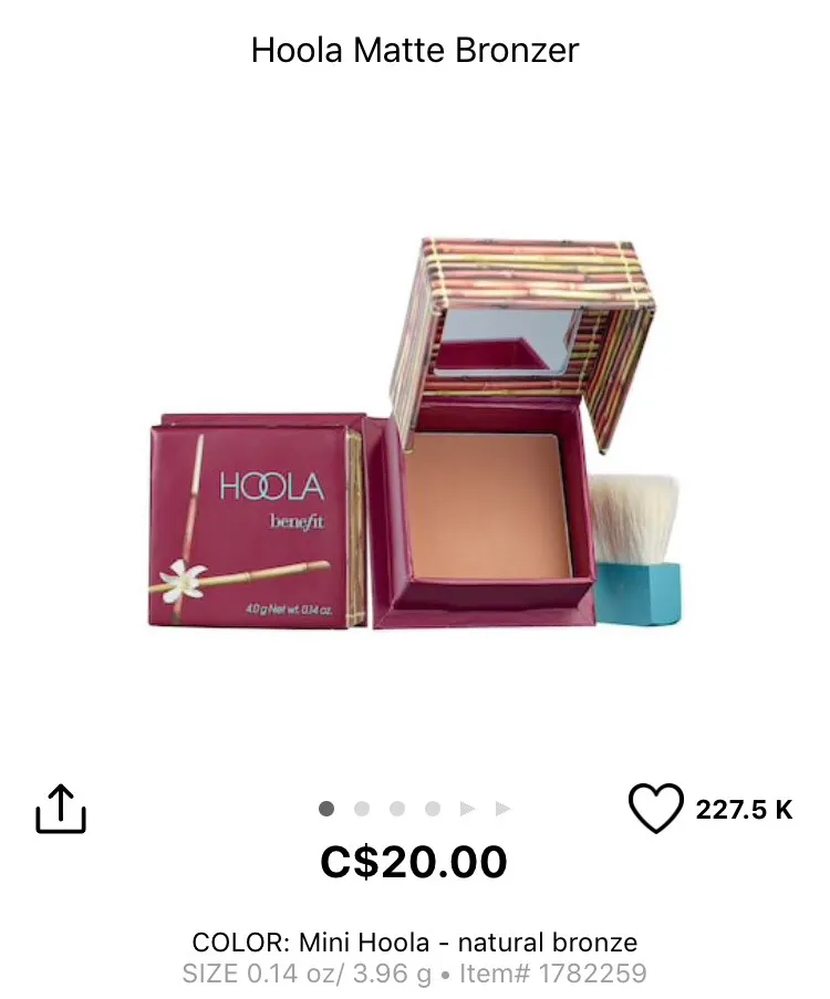 Brand New Benefit Hoola Bronzer photo 1