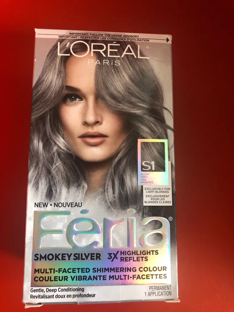 Loreal Smokey Silver Hair Dye photo 1