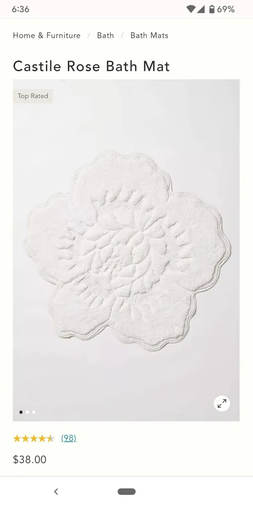 Anthropologie Bath Matt photo 1