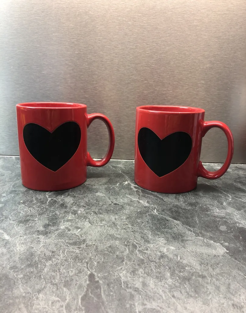 Ceramic Heart Mugs photo 1