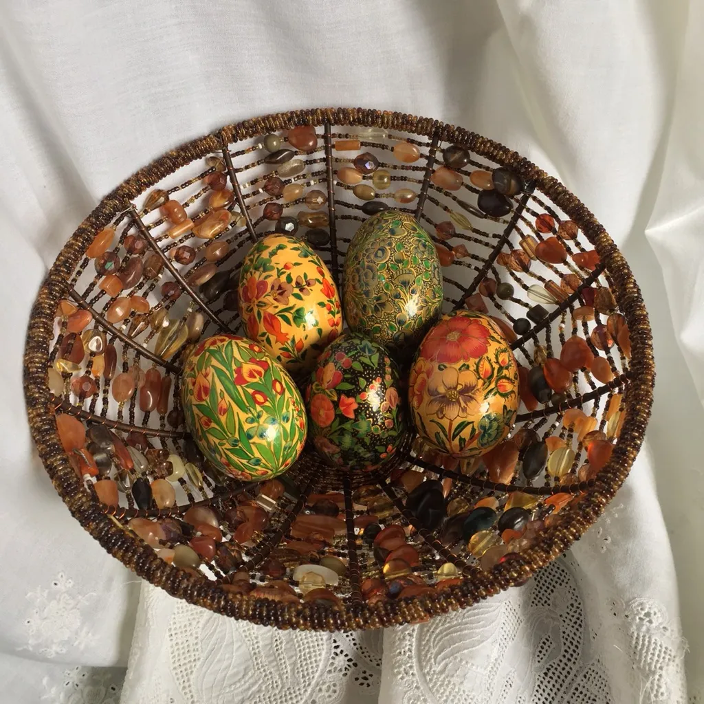 Vintage Painted Eggs photo 1