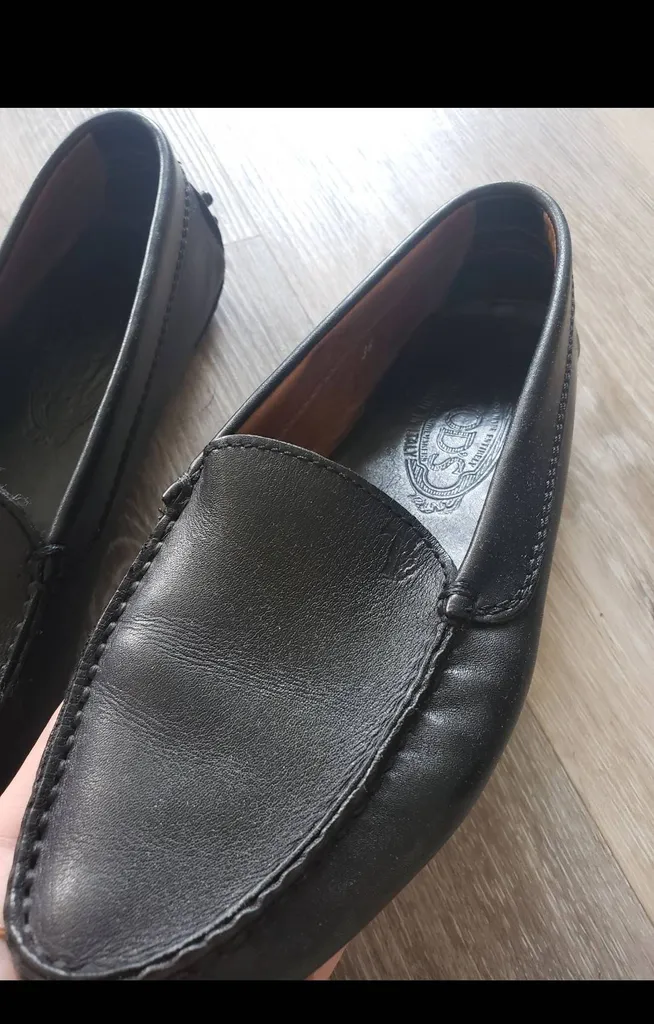 Tod's Size 36 Blue Driving Shoe photo 1