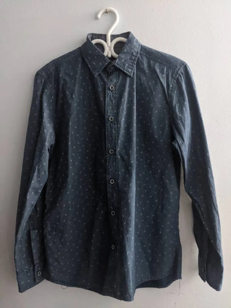 Blue Button Up Shirt photo 1