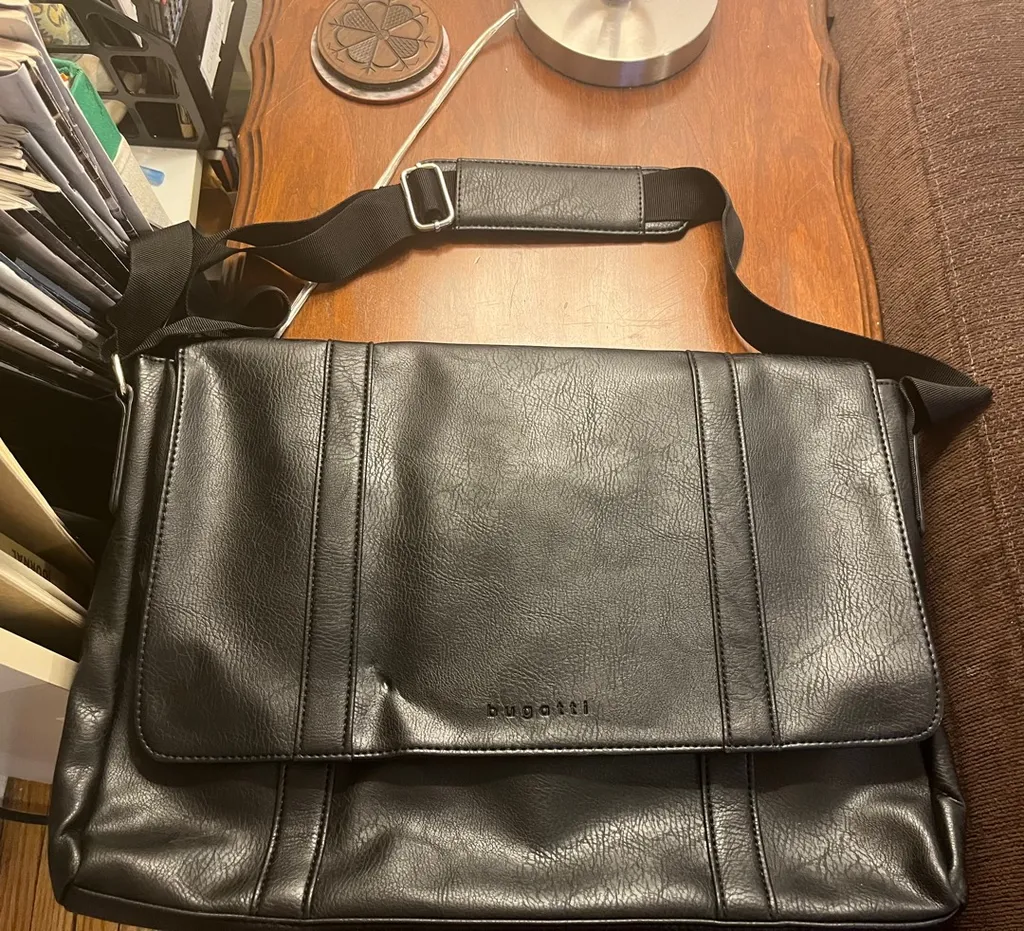 Bugatti Vegan Leather Briefcase photo 1