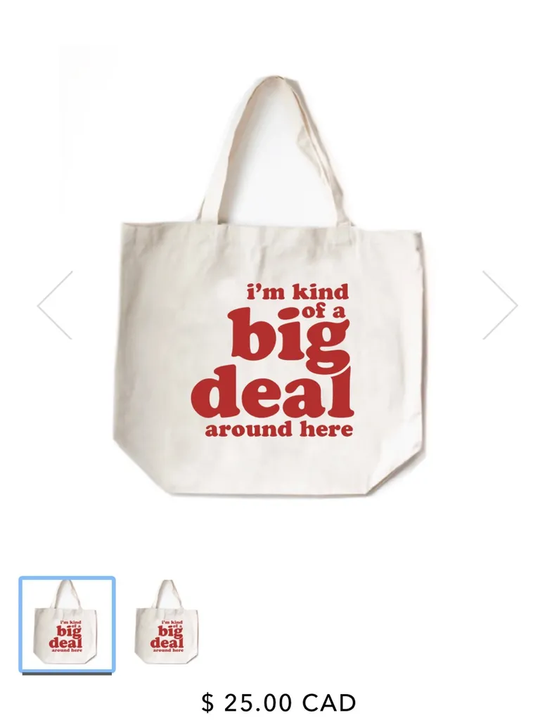 Big Deal Tote Bag photo 1