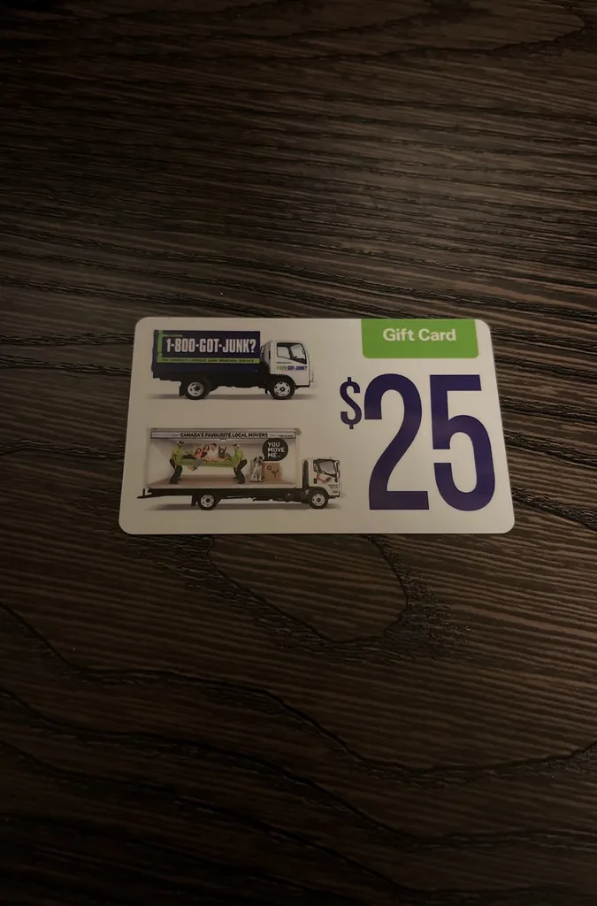 1-800-Got-Junk Gift Card photo 1