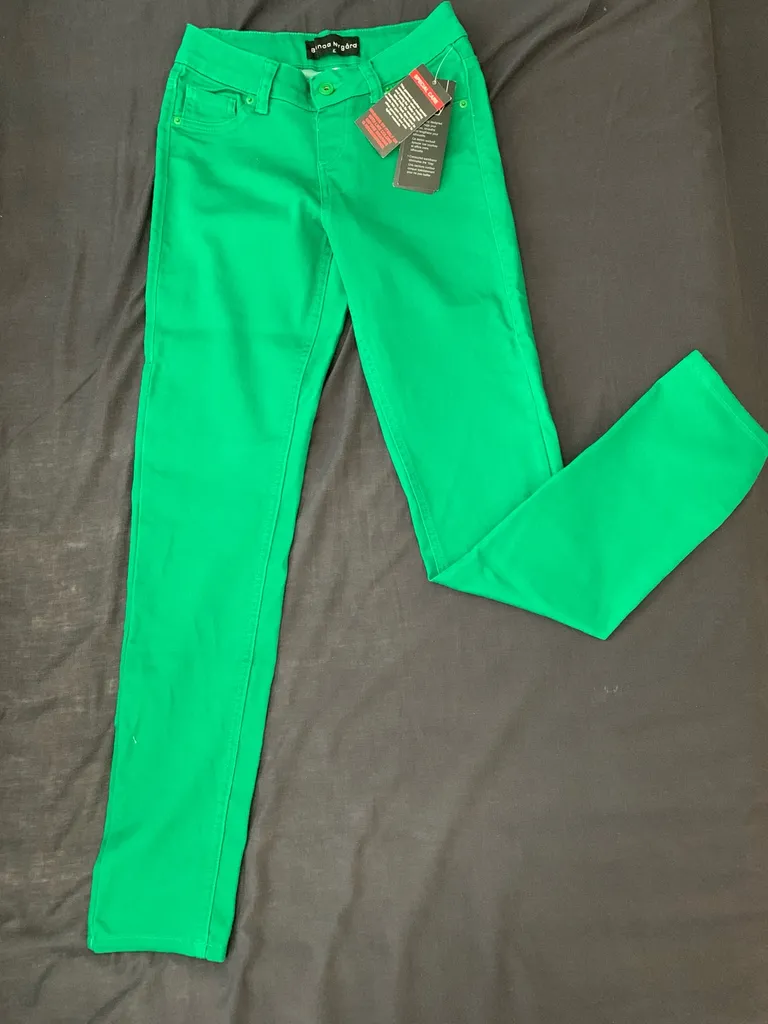 BIANCA NYGARD Kelly Green Jean photo 1