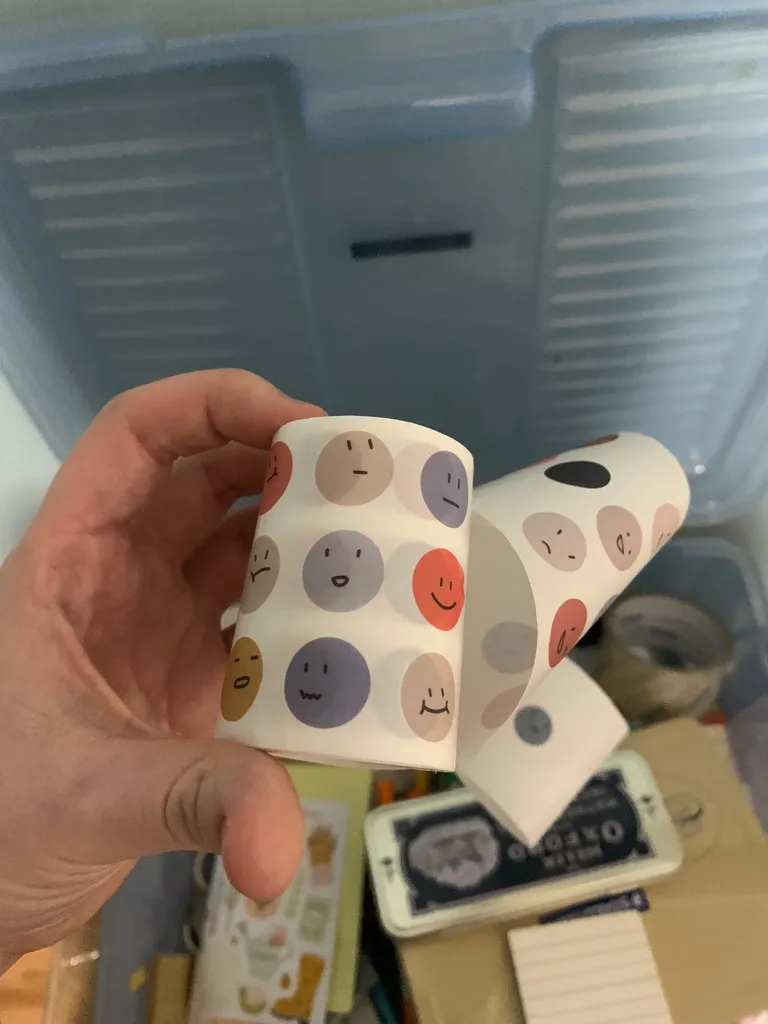 cute sticker roll photo 1