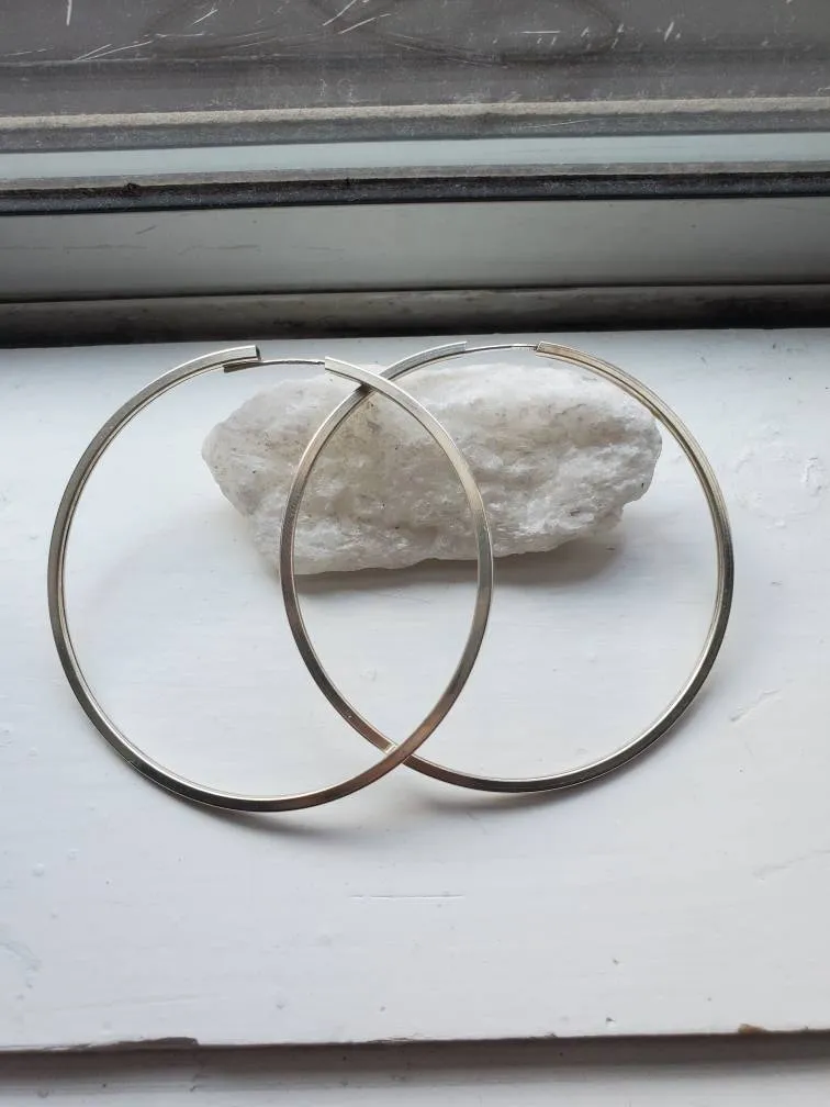 Sterling Silver Hoop Earrings photo 1