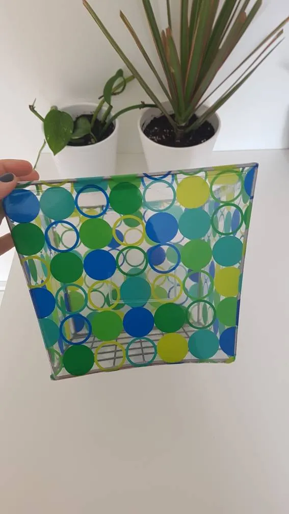 Green And Blue Transparent Box - Boite Blue Et Verte Transpar... photo 1