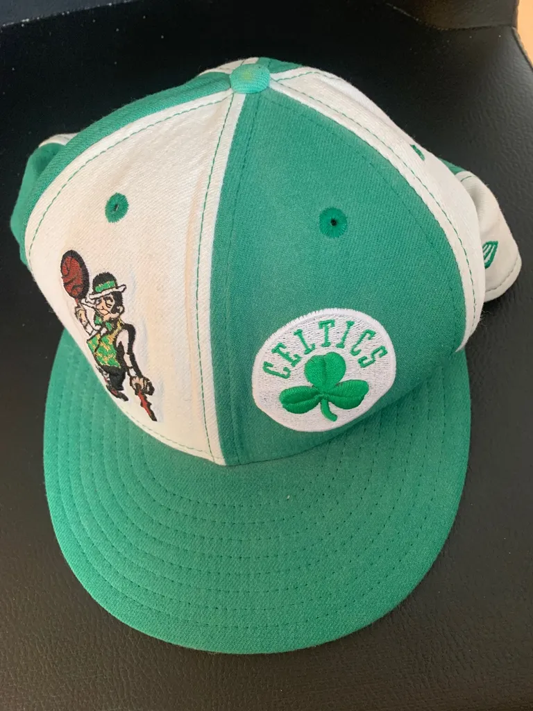 A stupid boston celtics baseball hat cap. gently used. size 7... photo 1