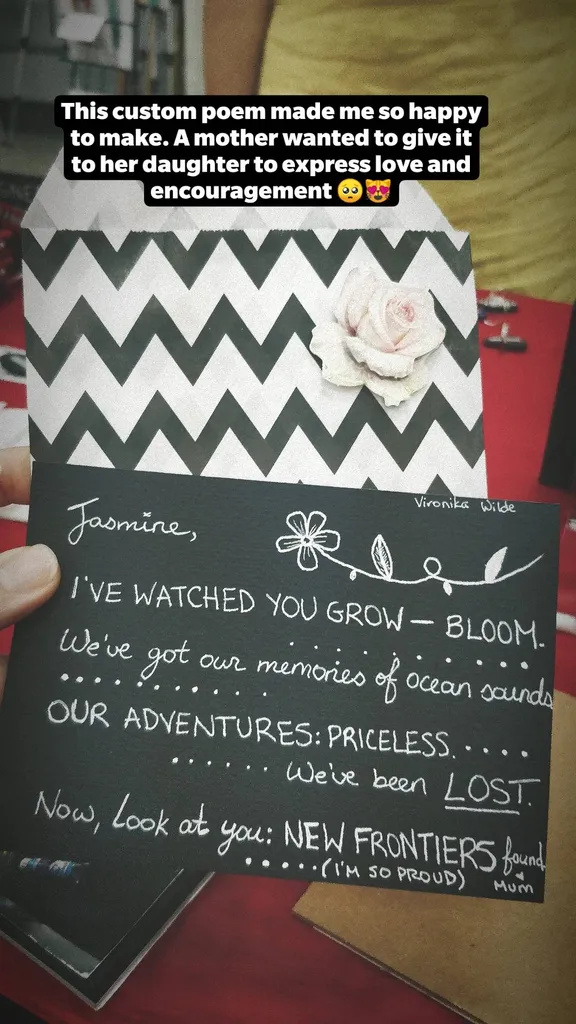 Customized Handmade Poem photo 1