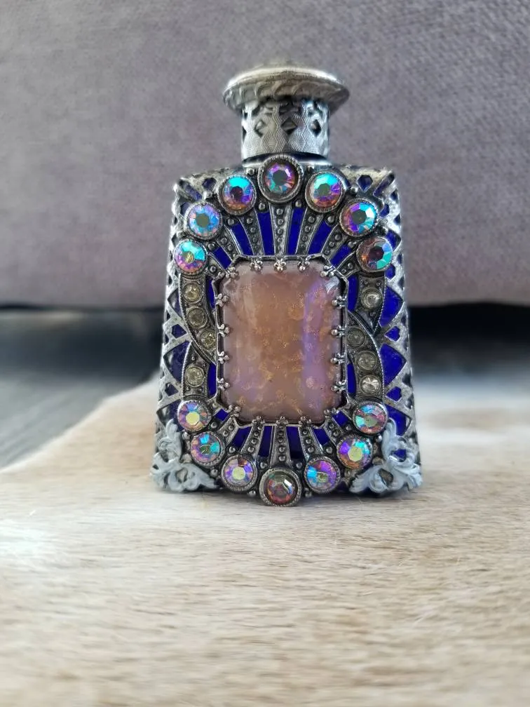 Small Vintage European Perfume Bottle photo 1