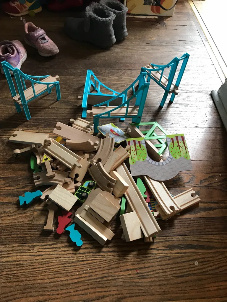 Wooden Train Toy photo 1