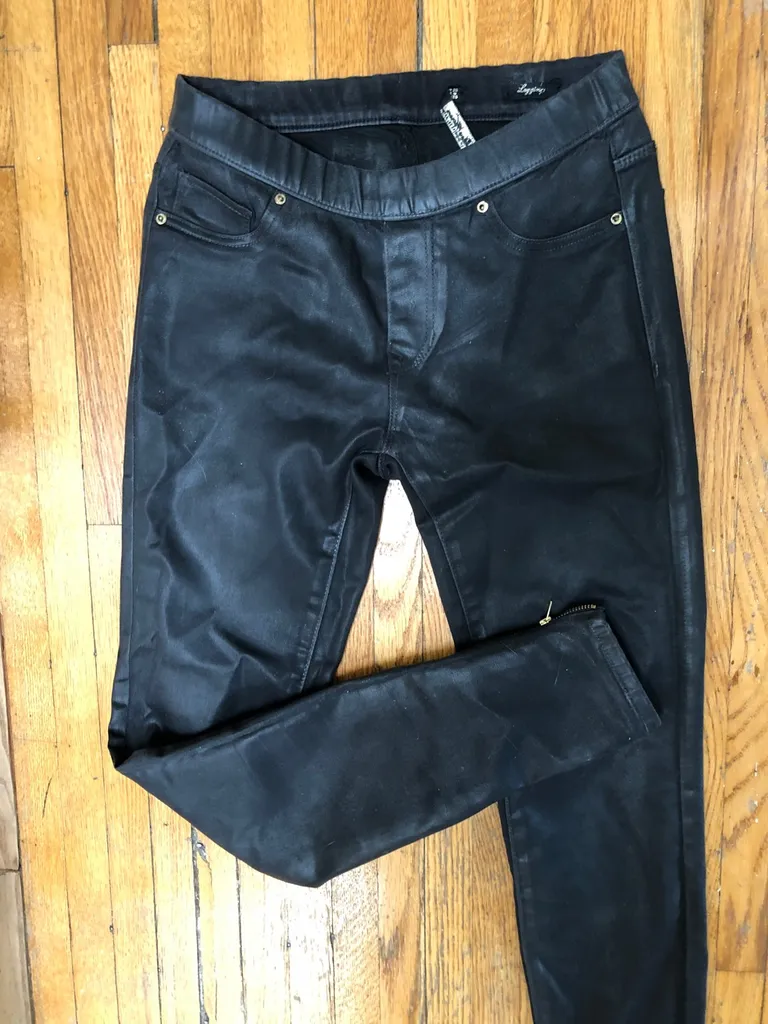 Zara Vegan Leather Leggings photo 1