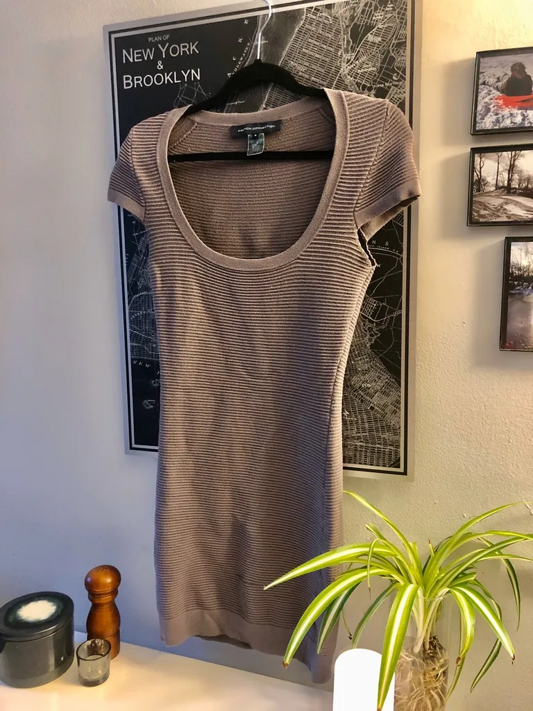 Grey Pencil Dress photo 1